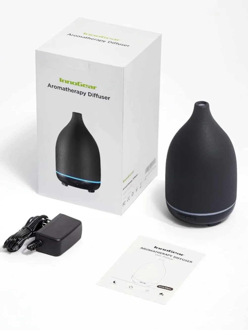 Handcrafted 150ML Ceramic Essential Oil Diffuser - Ultrasonic Aromatherapy